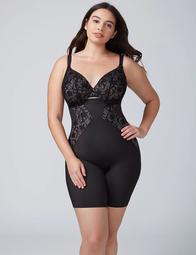 Level 3 High-Waist Thigh Shaper with Lace