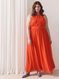 Grecian Halter Maxi Dress - Addition Elle
