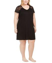 Plus Size Lace Sleeve Nightgown, Created for Macy's