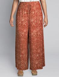 Pull-On Wide Leg Pant