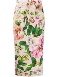 floral pencil skirt