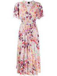 floral print elasticated dress