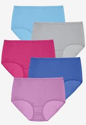 5-Pack Nylon Full-Cut Brief by Comfort Choice®