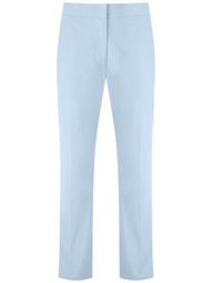 Cotton straight trousers