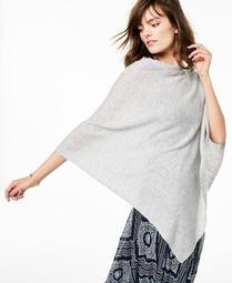 Asymmetrical Cashmere Poncho, Created for Macy's