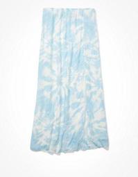 AE High-Waisted Tie-Dye Midi Skirt