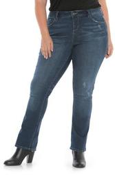 High Waisted Bootcut Jeans (Plus Size)