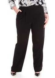Plus Size High Rise Wide Leg Pants in Modern Stretch