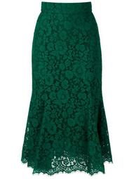 lace mid-length skirt
