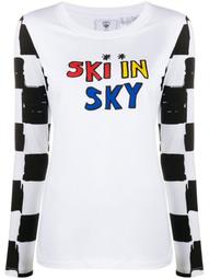 x JCC ski in sky print top