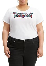 Plus Size HSMK Floral T Shirt