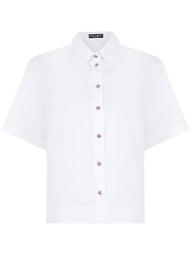 short-sleeve buttoned shirt