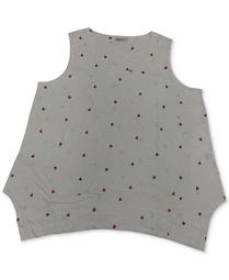 Plus Size Printed Handkerchief-Hem Tank Top, Created for Macy's
