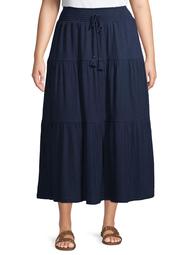 terra and sky maxi skirt