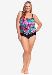 Two-Tier Swimsuit by Maxine of Hollywood