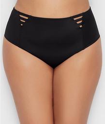 Plus Size Magnetic High-Waist Bikini Bottom