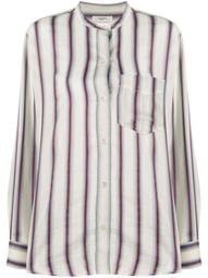 Satchel striped print shirt