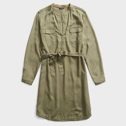 SUSTAINABLY CRAFTED BELTED UTILITY DRESS
