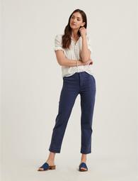 Mid Rise Utility Straight Pant