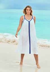 Burnout Cover Up Dress by Swim 365