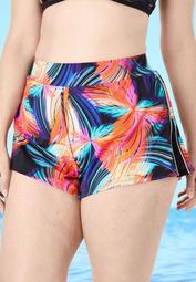 Side-Zip Swim Short with Built-In Brief by Swim 365
