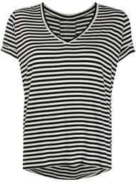 striped print T-shirt