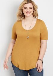 Plus Size 24/7 Flawless Solid Tee