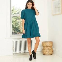 Women's Puff Short Sleeve Dress - Universal Thread™