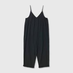 Women's Plus Size Sleeveless Jumpsuit - Universal Thread™ Black