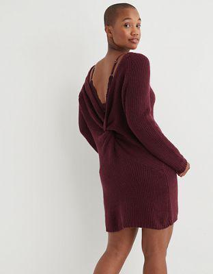 Aerie twist back outlet sweater