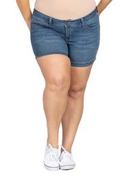 Royalty by YMI Women's Plus Size Mid Rise 5" Short