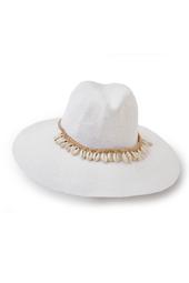 Cowrie Shell Woven Hat