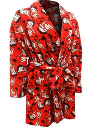 Betty Boop Women's Betty Boop Red Plus Size Super Soft Plush Robe