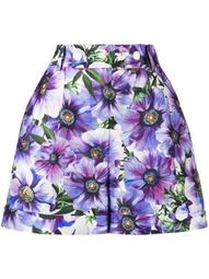 anemone-print tailored shorts