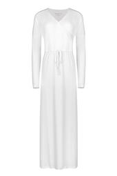 Velvette Wrap Lace Nightgown Loungewear Dress for Women Sleepwear Comfy