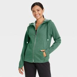 Women's Cotton Fleece Zip Front Sweatshirt - All in Motion™