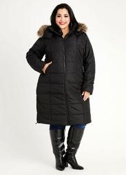 Quilted Puffer Long Coat