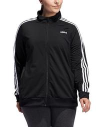 Women's Plus Size Essential 3-Stripe Tricot Track Jacket