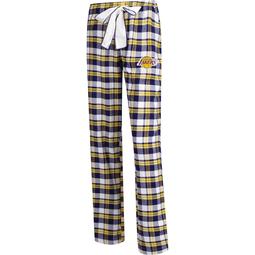 Los Angeles Lakers Concepts Sport Women's Plus Size Piedmont Flannel Sleep Pants - Purple/Gold