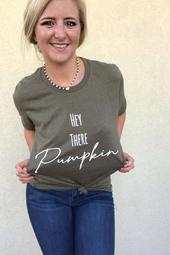 Hey There Pumpkin graphic tee