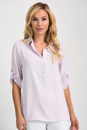 Relaxed Fit Blouse, Lavender Fog
