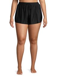 Time and Tru Women's Plus Size Swimsuit Short