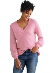 ellos Women's Plus Size Oversized Pullover Sweater
