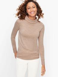 Sabrina Merino Button Cuff Sweater - Lurex®