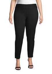 Plus Size Wide Waistband Stretch Trousers