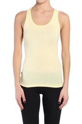 TheMogan Junior's S~3XL Stretchy Ribbed Knit Fitted Racerback Tank Top Cotton Spandex