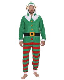 Mens and Womens Union Suit Christmas Elf Reindeer Costume Pj, Womens Reindeer, Size: Small