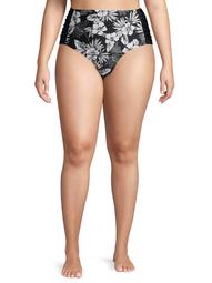 Time and Tru Women's Plus Size Swimsuit Brief Bottoms