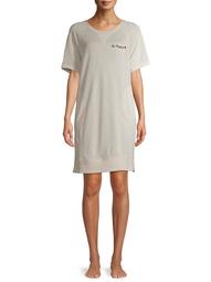 Secret Treasures Women's and Women's Plus Short Sleeve Pajama Lounger With Pockets