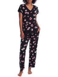 Donna Karan Womens Floral Modal Pajama Set Style-D3923302-BFL